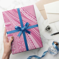 Pasifika Women's Day - Samoa Siapo Malu Tattoo Inspired Wrapping Paper Pink