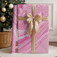 Pasifika Women's Day - Samoa Siapo Malu Tattoo Inspired Wrapping Paper Pink