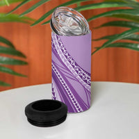 Pasifika Women's Day - Samoa Siapo Malu Tattoo Inspired 4 in 1 Can Cooler Tumbler Lavender