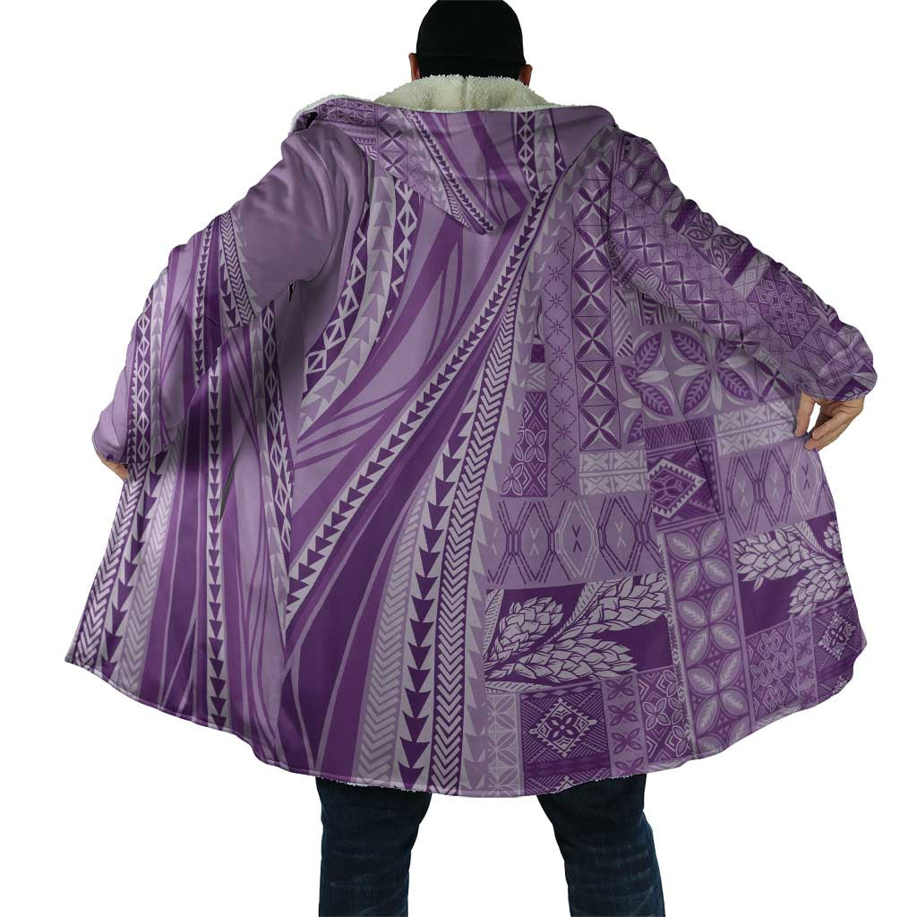 Pasifika Women's Day - Samoa Siapo Malu Tattoo Inspired Cloak Lavender
