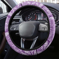 Pasifika Women's Day - Samoa Siapo Malu Tattoo Inspired Steering Wheel Cover Lavender