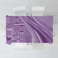 Pasifika Women's Day - Samoa Siapo Malu Tattoo Inspired Tablecloth Lavender
