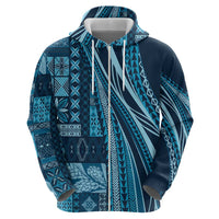Pasifika Women's Day - Samoa Siapo Malu Tattoo Inspired Hoodie Navy Blue LT7 - Polynesian Pride