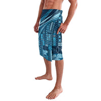 Pasifika Women's Day - Samoa Siapo Malu Tattoo Inspired Lavalava Navy Blue