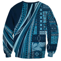 Pasifika Women's Day - Samoa Siapo Malu Tattoo Inspired Sweatshirt Navy Blue