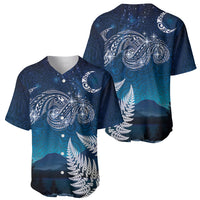 New Zealand Matariki Baseball Jersey Starry Night Style LT7 - Polynesian Pride
