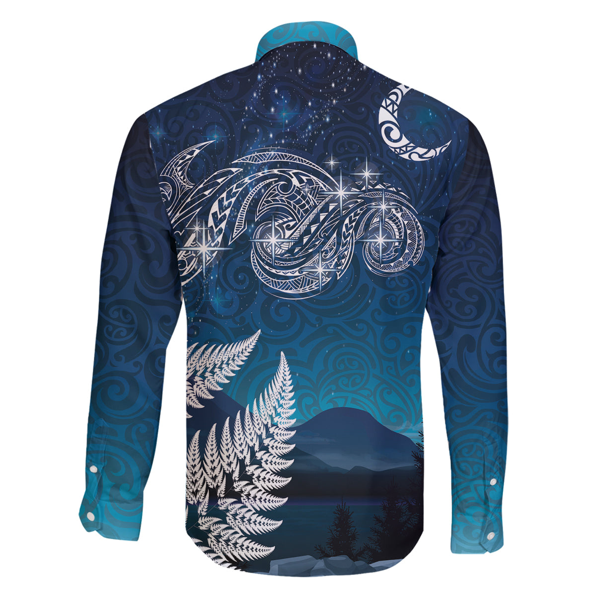 New Zealand Matariki Family Matching Off Shoulder Short Dress and Hawaiian Shirt Starry Night Style LT7 - Polynesian Pride