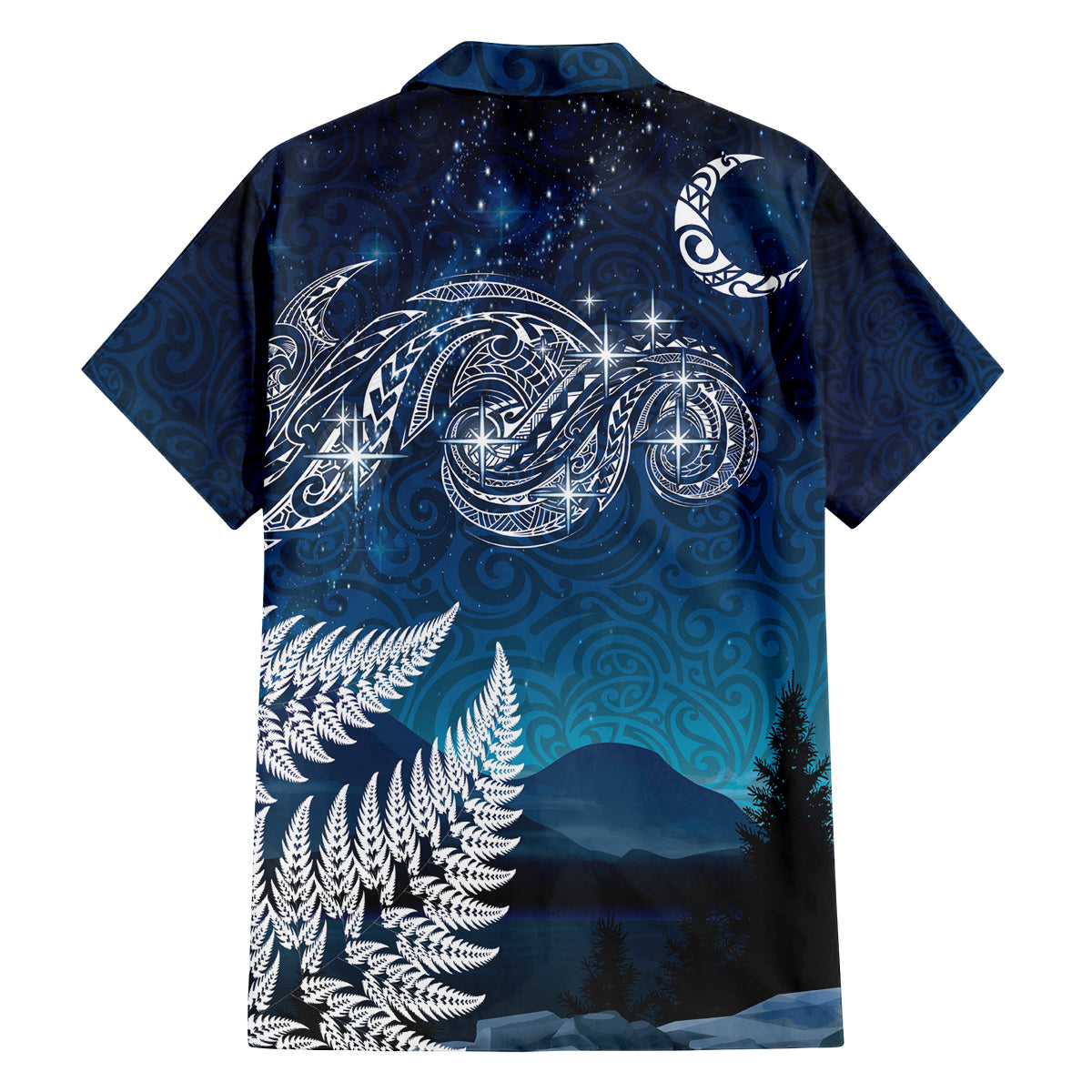 New Zealand Matariki Family Matching Tank Maxi Dress and Hawaiian Shirt Starry Night Style LT7 - Polynesian Pride