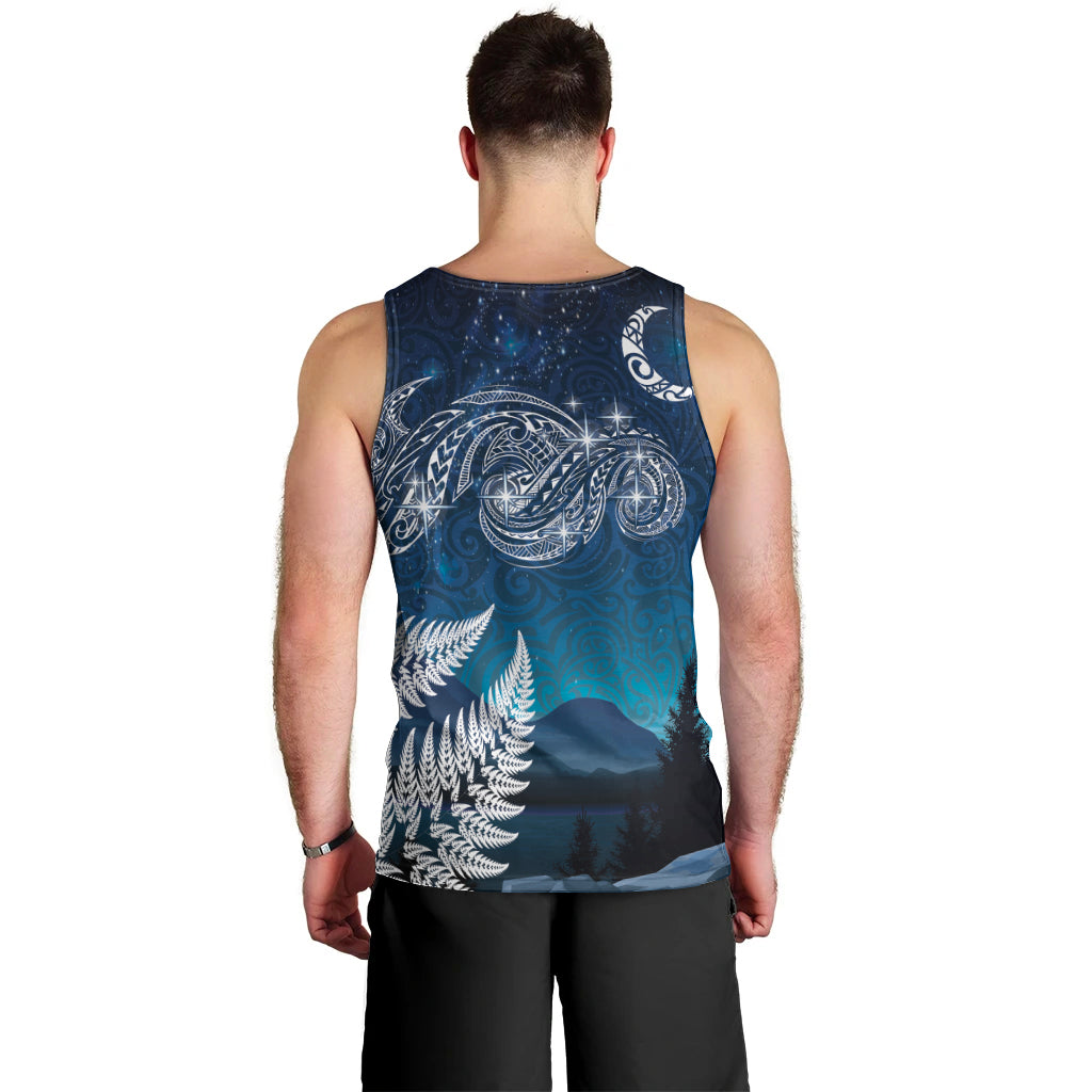 New Zealand Matariki Men Tank Top Starry Night Style LT7 - Polynesian Pride