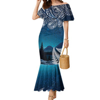 New Zealand Matariki Mermaid Dress Starry Night Style LT7 Women Navy - Polynesian Pride