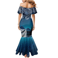New Zealand Matariki Mermaid Dress Starry Night Style LT7 - Polynesian Pride