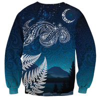 New Zealand Matariki Sweatshirt Starry Night Style LT7 - Polynesian Pride
