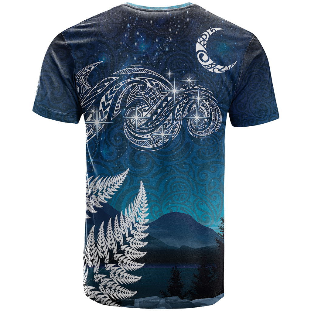 New Zealand Matariki T Shirt Starry Night Style LT7 - Polynesian Pride