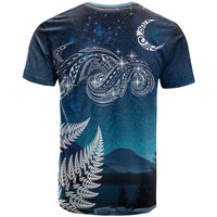 New Zealand Matariki T Shirt Starry Night Style LT7 - Polynesian Pride