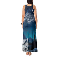 New Zealand Matariki Tank Maxi Dress Starry Night Style LT7 - Polynesian Pride