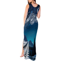 New Zealand Matariki Tank Maxi Dress Starry Night Style LT7 - Polynesian Pride