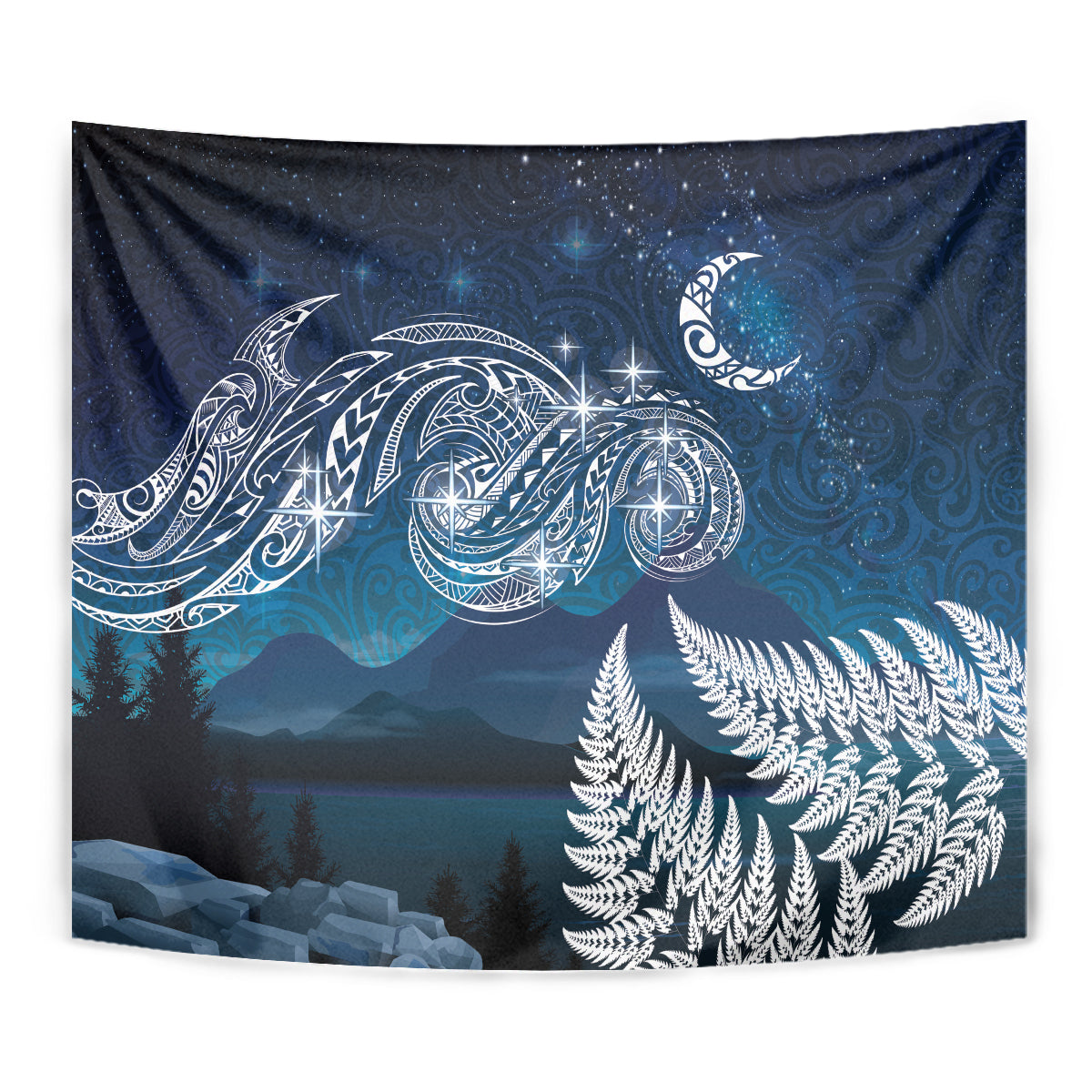 New Zealand Matariki Tapestry Starry Night Style LT7 - Polynesian Pride