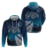 New Zealand Matariki Zip Hoodie Starry Night Style