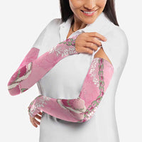 Hawaii Maui Island Flowers Lei Arm Sleeves Lokelani Rose Pink