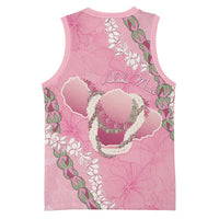 Hawaii Maui Island Flowers Lei Basketball Jersey Lokelani Rose Pink LT7 - Polynesian Pride