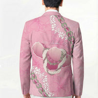 Hawaii Maui Island Flowers Lei Blazer Lokelani Rose Pink