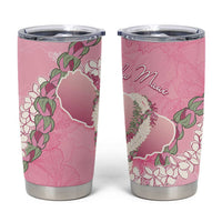 Hawaii Maui Island Flowers Lei Tumbler Cup Lokelani Rose Pink LT7 Pink - Polynesian Pride