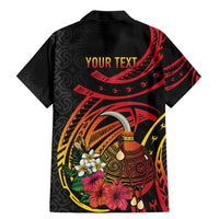 Personalized Milne Bay Family Matching Mermaid Dress and Hawaiian Shirt PNG Lime Pot with Oro Tapa