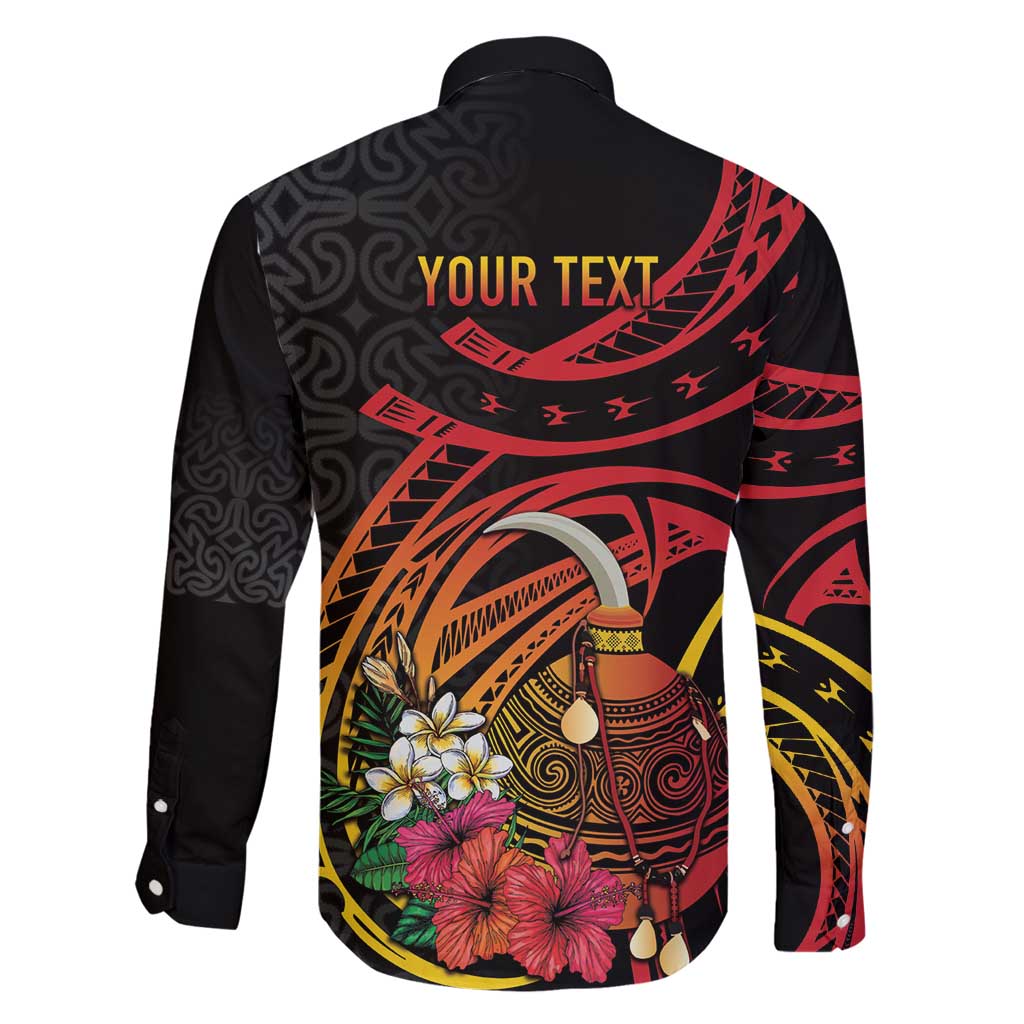 Personalized Milne Bay Family Matching Mermaid Dress and Hawaiian Shirt PNG Lime Pot with Oro Tapa