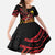 Personalized Milne Bay Family Matching Off The Shoulder Long Sleeve Dress and Hawaiian Shirt PNG Lime Pot with Oro Tapa