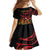 Personalized Milne Bay Family Matching Off The Shoulder Long Sleeve Dress and Hawaiian Shirt PNG Lime Pot with Oro Tapa