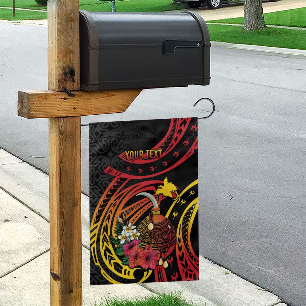 Personalized Milne Bay Garden Flag PNG Lime Pot with Oro Tapa