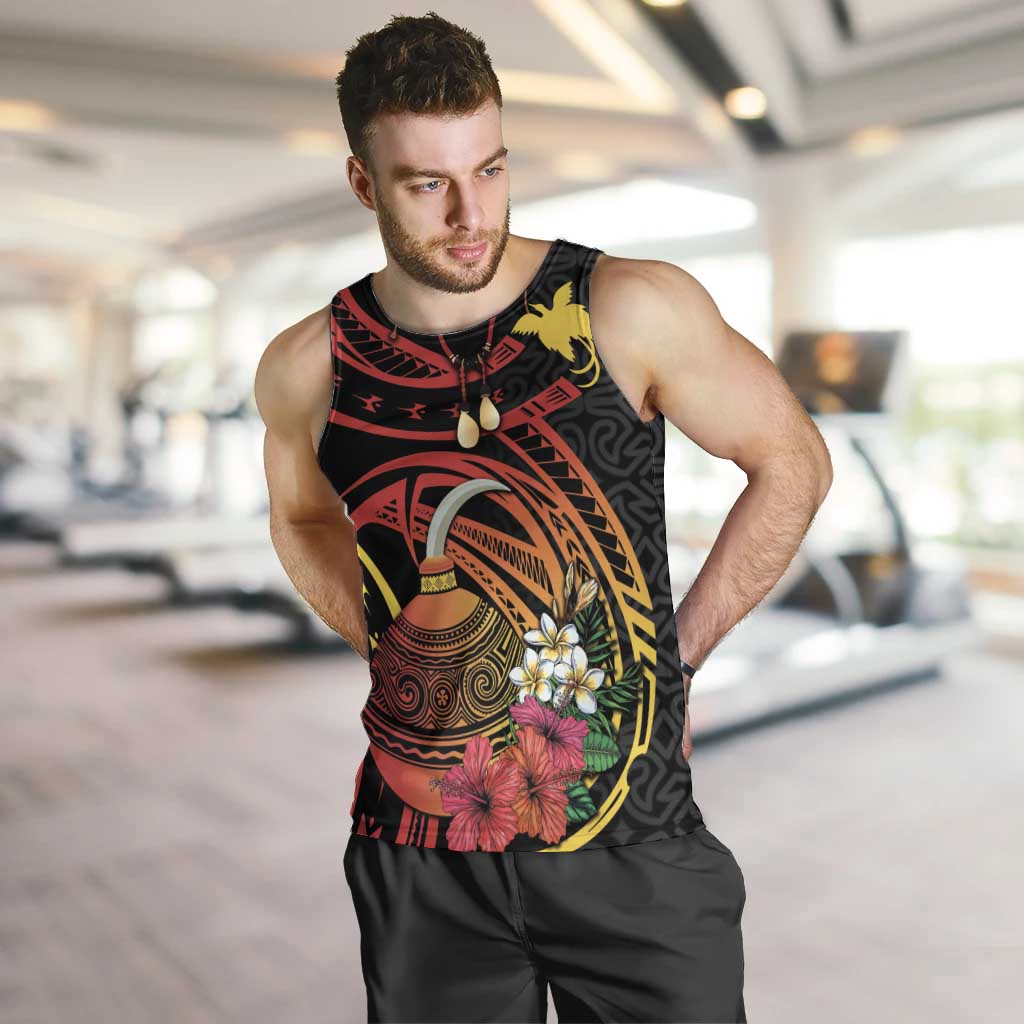 Personalized Milne Bay Men Tank Top PNG Lime Pot with Oro Tapa