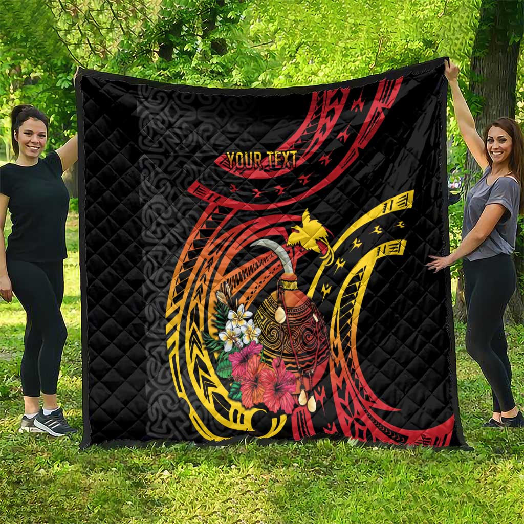 Personalized Milne Bay Quilt PNG Lime Pot with Oro Tapa