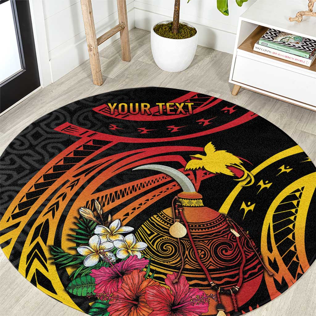 Personalized Milne Bay Round Carpet PNG Lime Pot with Oro Tapa