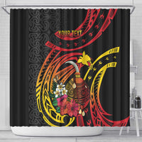 Personalized Milne Bay Shower Curtain PNG Lime Pot with Oro Tapa
