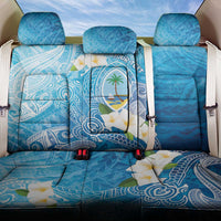 Hafa Adai Guam Chamorro Personalized Back Car Seat Cover Ocean Blue Latte Stone with Guasali - Polynesian Pride
