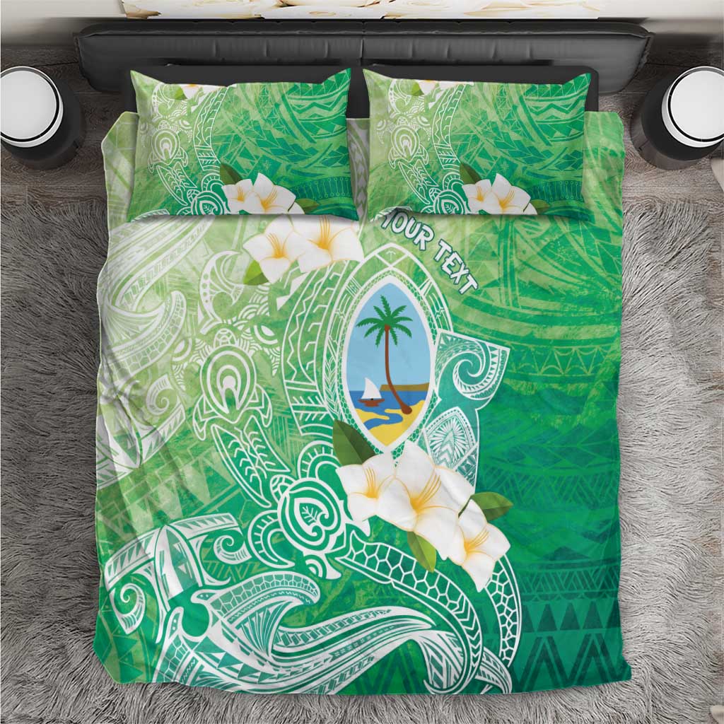 Hafa Adai Guam Chamorro Personalized Bedding Set Summer Green Latte Stone with Guasali - Polynesian Pride