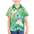 Hafa Adai Guam Chamorro Personalized Family Matching Off Shoulder Maxi Dress and Hawaiian Shirt Summer Green Latte Stone with Guasali - Polynesian Pride
