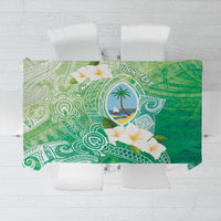 Hafa Adai Guam Chamorro Personalized Tablecloth Summer Green Latte Stone with Guasali - Polynesian Pride
