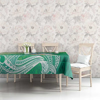 Hafa Adai Guam Chamorro Personalized Tablecloth Summer Green Latte Stone with Guasali - Polynesian Pride