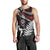 New Zealand Maori Rugby Personalised Men Tank Top Ta Moko Silver Fern