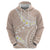 Polynesian Vintage Floral Hoodie Beige Motifs - Polynesian Pride