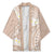 Polynesian Vintage Floral Kimono Beige Motifs - Polynesian Pride