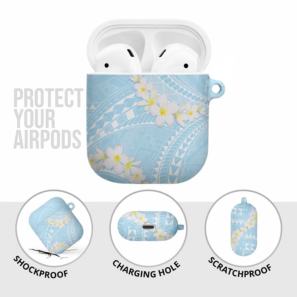 Polynesian Vintage Floral AirPods Case Azure Motifs - Polynesian Pride