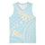 Polynesian Vintage Floral Basketball Jersey Azure Motifs - Polynesian Pride
