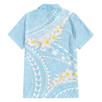 Polynesian Vintage Floral Family Matching Tank Maxi Dress and Hawaiian Shirt Azure Motifs LT7 - Polynesian Pride