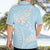 Polynesian Vintage Floral Hawaiian Shirt Azure Motifs - Polynesian Pride