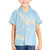 Polynesian Vintage Floral Hawaiian Shirt Azure Motifs - Polynesian Pride