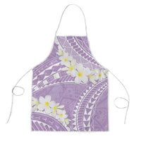 Polynesian Vintage Floral Apron Lavender Motifs - Polynesian Pride