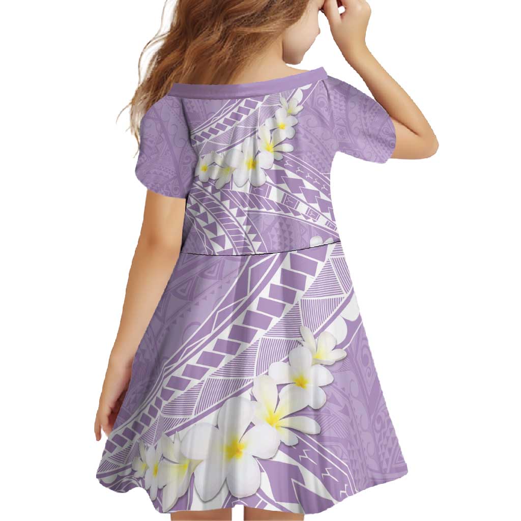 Polynesian Vintage Floral Family Matching Short Sleeve Bodycon Dress and Hawaiian Shirt Lavender Motifs LT7 - Polynesian Pride